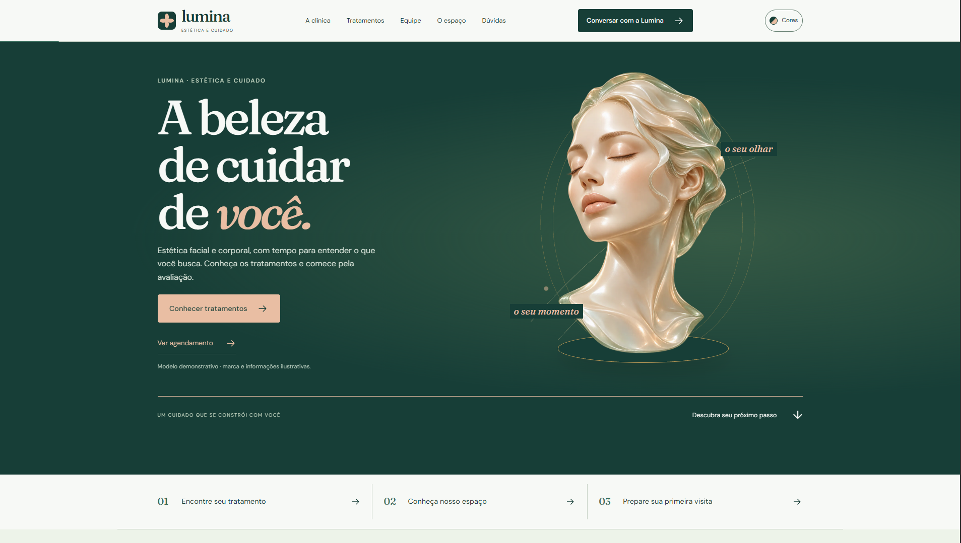 Lumina / modelo de estética